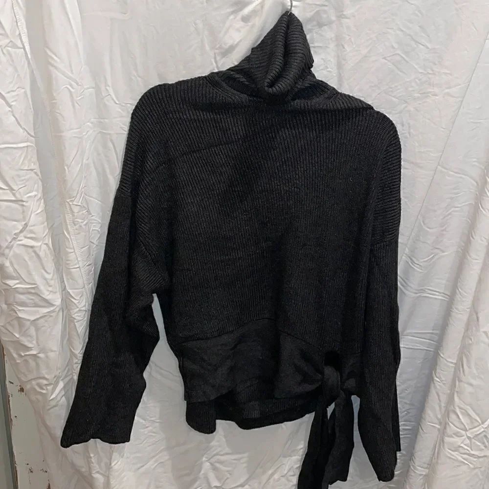 Dark gray heavy warm sweater Zara Knit size S